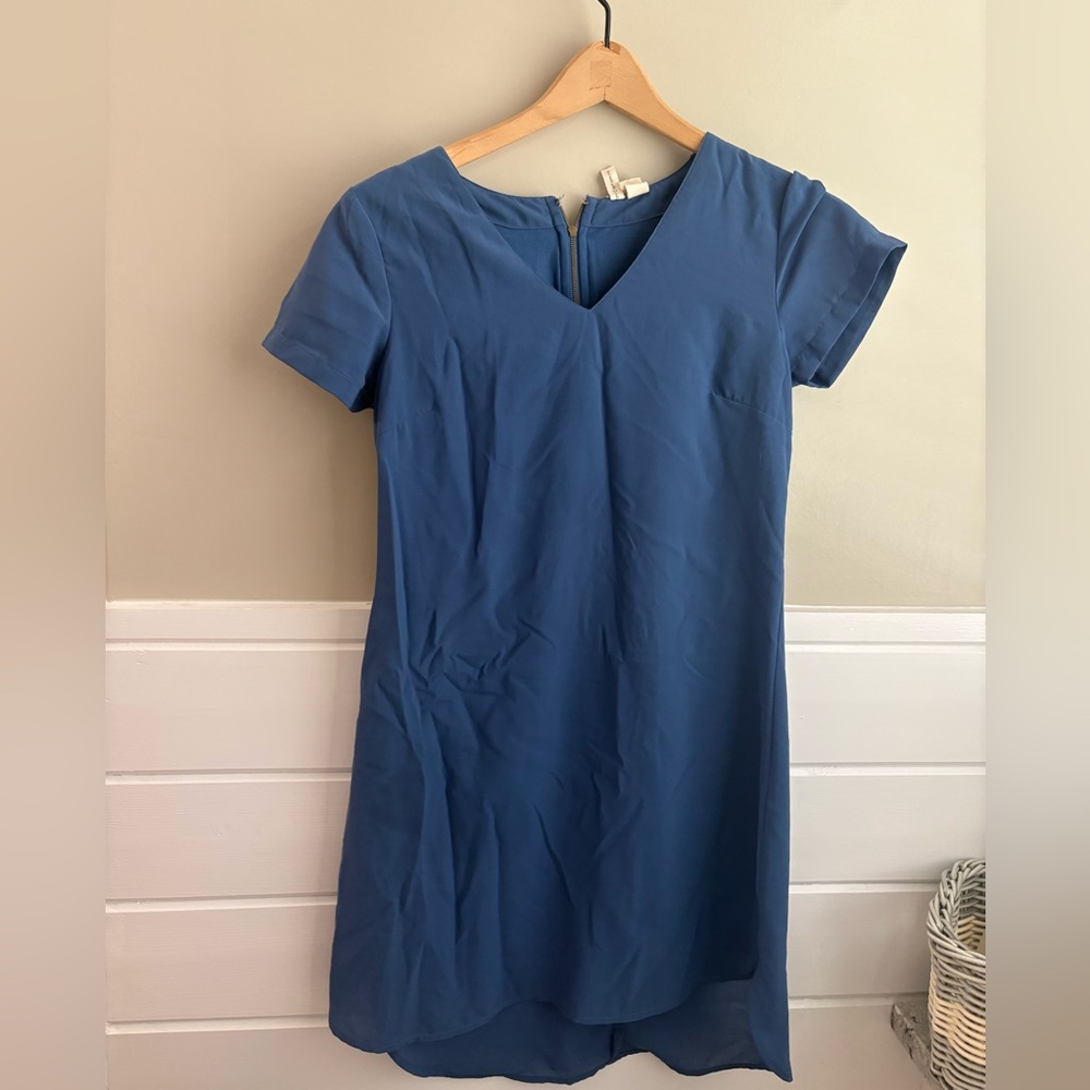 Elegant Blue Women's Dress